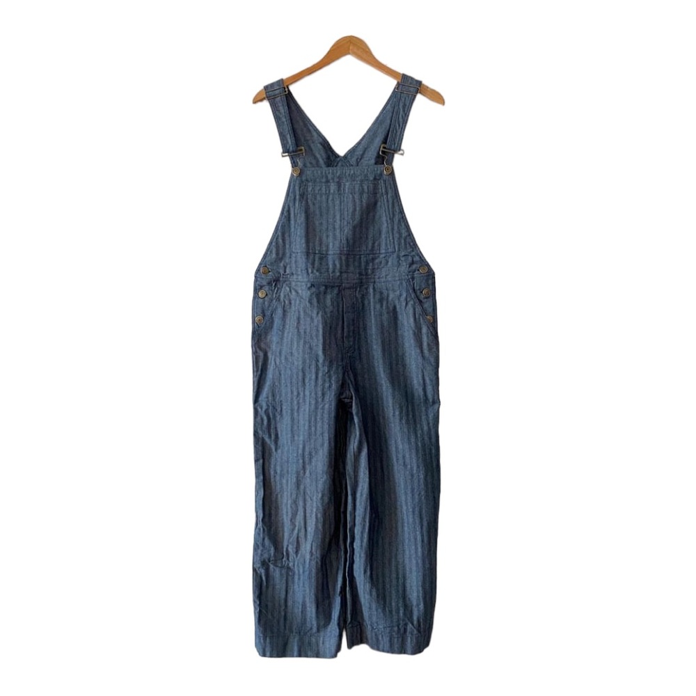 Artemesia Classic Overalls in Chevron Print Sz L
